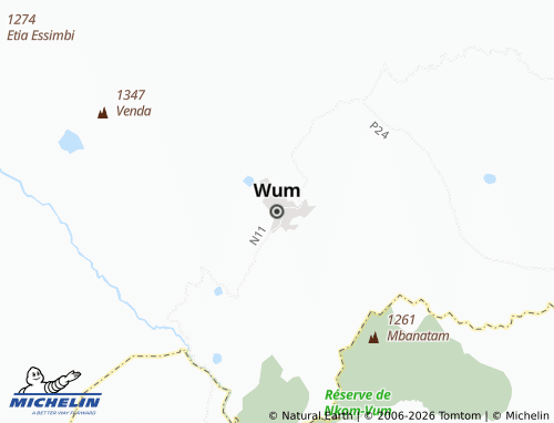 Mappa MICHELIN Wum - ViaMichelin
