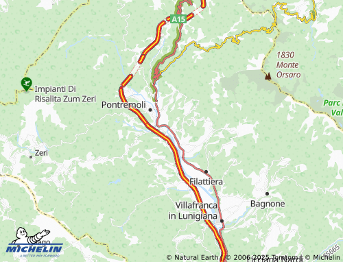 Mapa MICHELIN Santa Giustina - ViaMichelin