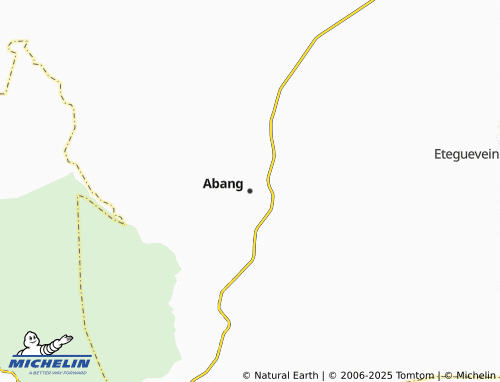 MICHELIN Abang map - ViaMichelin
