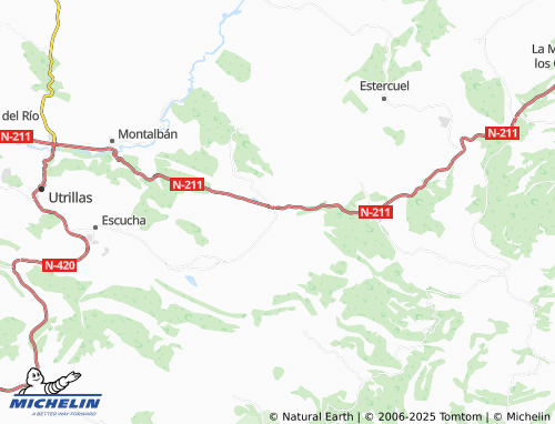 MICHELIN Castel de Cabra map - ViaMichelin