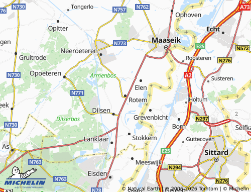 Mappa MICHELIN Rotem - ViaMichelin