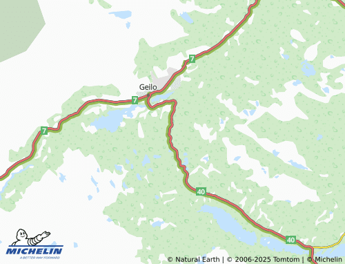 MICHELIN Vestlia map - ViaMichelin