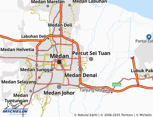 MICHELIN Medan Tembung map - ViaMichelin