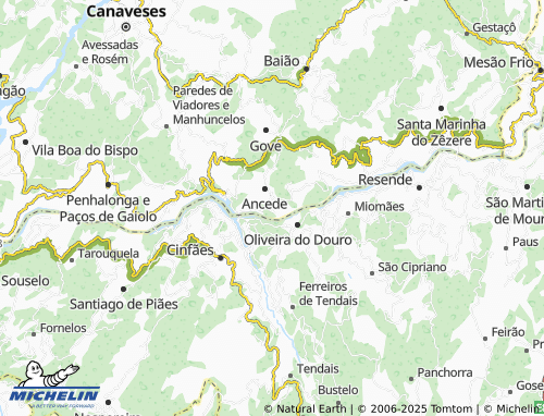 MICHELIN Miradouro map - ViaMichelin