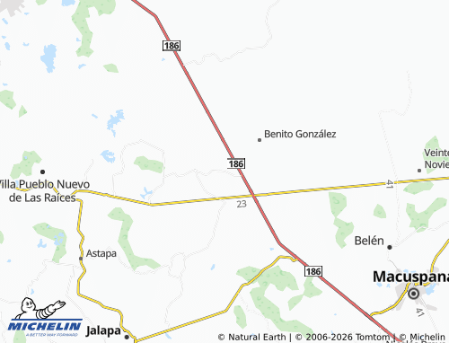 Mappa MICHELIN Aquiles Serdán Segunda Sección - ViaMichelin