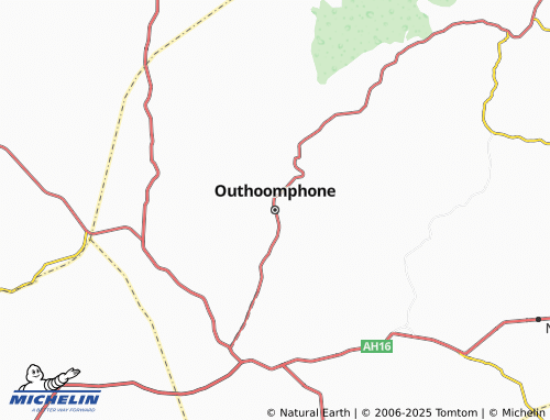MICHELIN Outhoomphone map - ViaMichelin