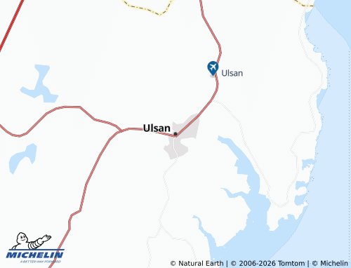 Mappa MICHELIN Ulsan - ViaMichelin