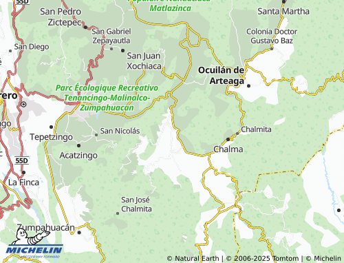 Mappa MICHELIN San Andrés - ViaMichelin