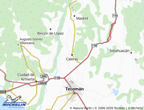 MICHELIN-Landkarte Caleras - ViaMichelin