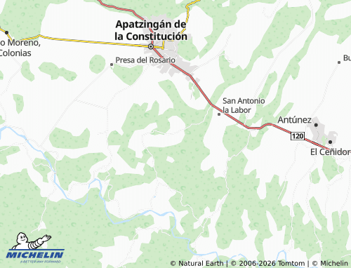Mappa MICHELIN Chiquihuitillo - ViaMichelin