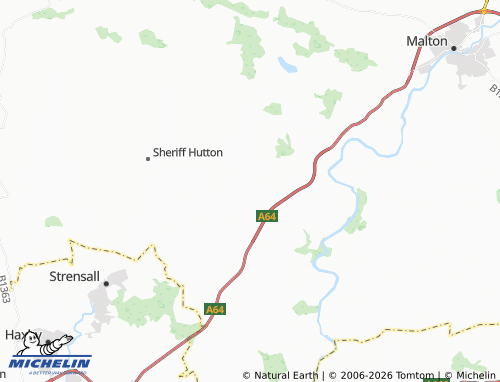 Carte MICHELIN Foston - ViaMichelin