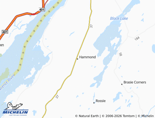 Mapa MICHELIN Hammond - ViaMichelin