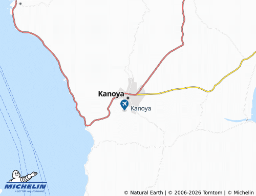 Mapa MICHELIN Kanoya - ViaMichelin