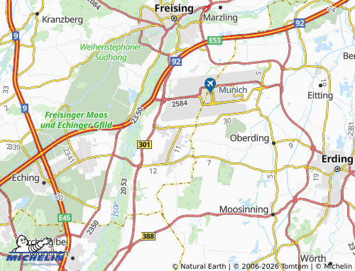 Mappa MICHELIN Hallbergmoos - ViaMichelin
