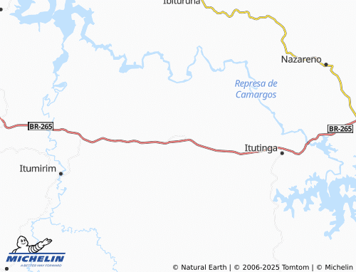 MICHELIN Macuco de Minas map - ViaMichelin