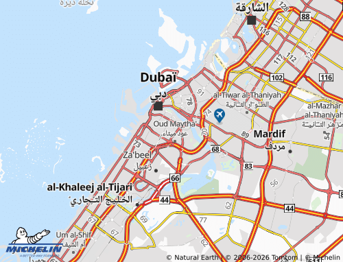 Carte MICHELIN al-Karamah - ViaMichelin