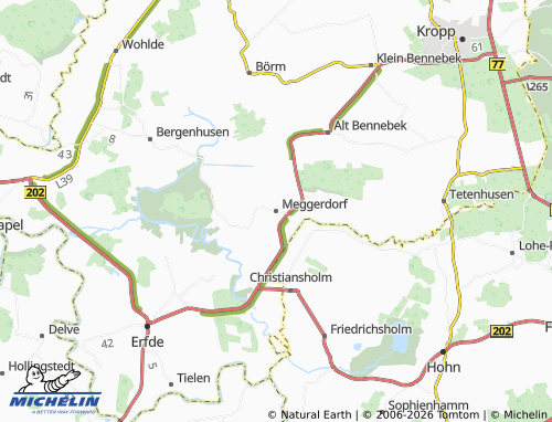 MICHELIN Meggerdorf map - ViaMichelin