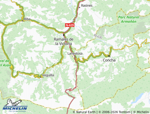 Carte MICHELIN Lanestosa - ViaMichelin