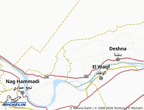 Mappa MICHELIN Naj' Azzouz - ViaMichelin