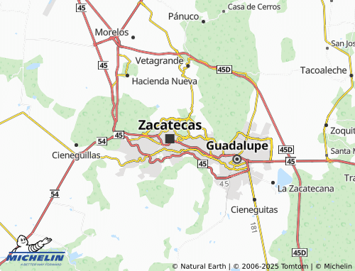 MICHELIN Rincón Marianita map - ViaMichelin