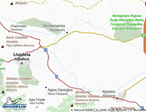 MICHELIN Agios Dimitrios map - ViaMichelin