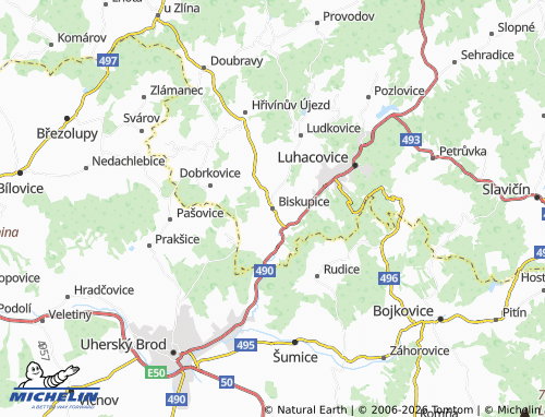 Mappa MICHELIN Biskupice - ViaMichelin