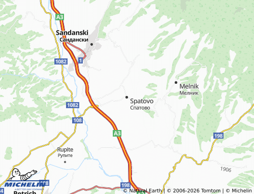 Mappa MICHELIN Spatovo - ViaMichelin
