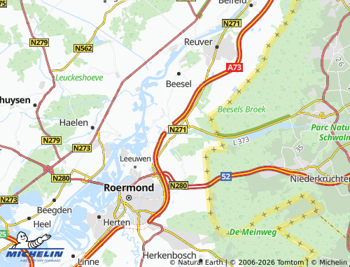 Mapa MICHELIN Swalmen - ViaMichelin