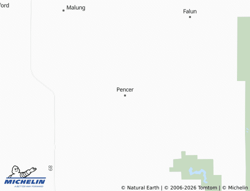 Mapa MICHELIN Pencer - ViaMichelin