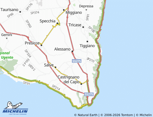 MICHELIN Montesardo map - ViaMichelin