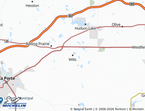 Mapa MICHELIN Wills - ViaMichelin
