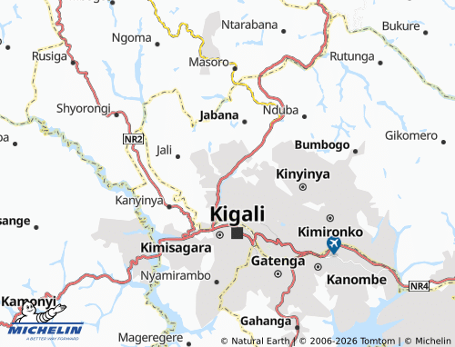 Mapa MICHELIN Kabuye - ViaMichelin