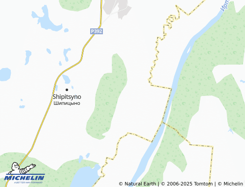 MICHELIN Gushchino map - ViaMichelin