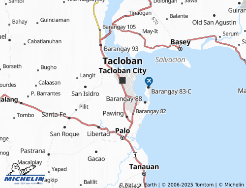 MICHELIN Barangay 95-A map - ViaMichelin
