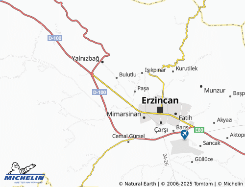 MICHELIN-Landkarte Sarıgöl - ViaMichelin