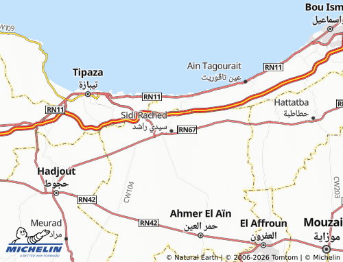 Mappa MICHELIN Seedi Rashid - ViaMichelin