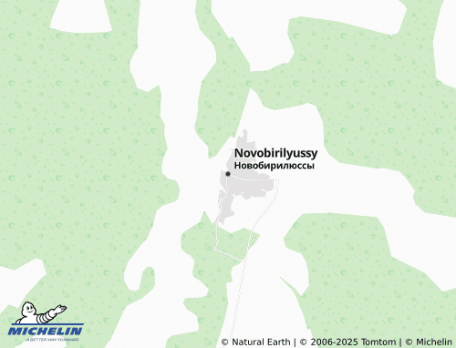 MICHELIN Novobirilyussy map - ViaMichelin