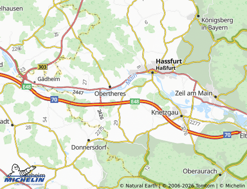 Mappa MICHELIN Wonfurt - ViaMichelin