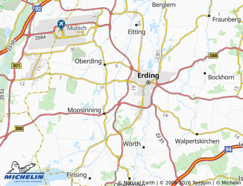 MICHELIN Stammham map - ViaMichelin