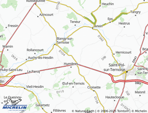 Carte MICHELIN Humerœuille - ViaMichelin