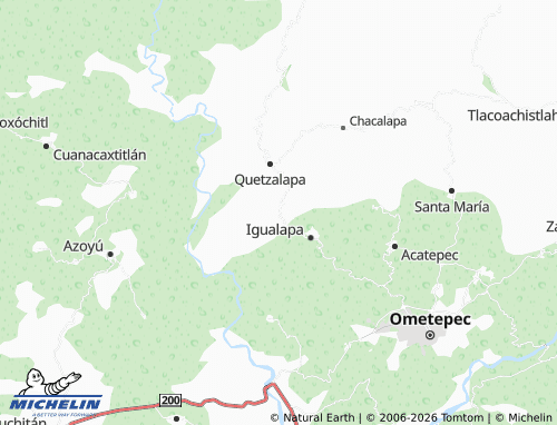 Mappa MICHELIN La Victoria, Azoyú - ViaMichelin