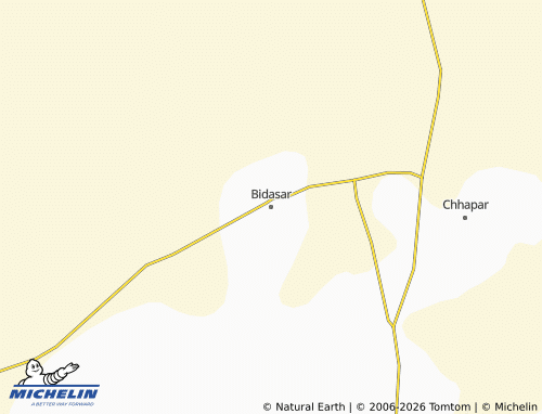 Carte MICHELIN Bidasar - ViaMichelin