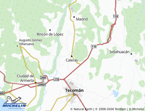 Mappa MICHELIN Pablo Silva García Caleras - ViaMichelin
