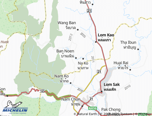 MICHELIN Ban Noen map - ViaMichelin