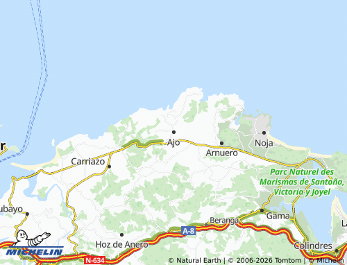 Mappa MICHELIN Ajo - ViaMichelin