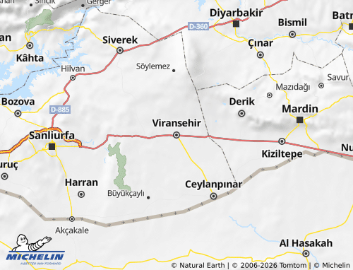 MICHELIN Viranşehir map - ViaMichelin