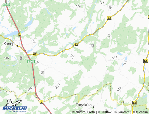 Mappa MICHELIN Põlgaste - ViaMichelin