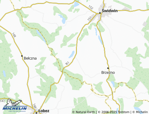 MICHELIN Słonowice map - ViaMichelin