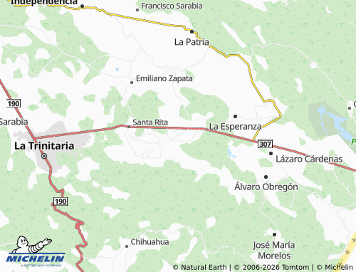 MICHELIN Juncana map - ViaMichelin