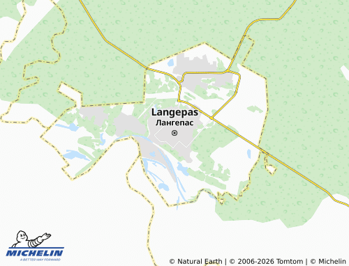 MICHELIN-Landkarte Langepas - ViaMichelin